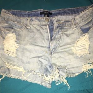 Forever 21 denim shorts